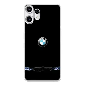 Силіконовий бампер з картинкою машини на Nothing CMF Phone 2 Pro (Чорний BMW)