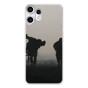 Чехлы на военную тематику для Nothing CMF Phone 2 Pro (Бой солдат)
