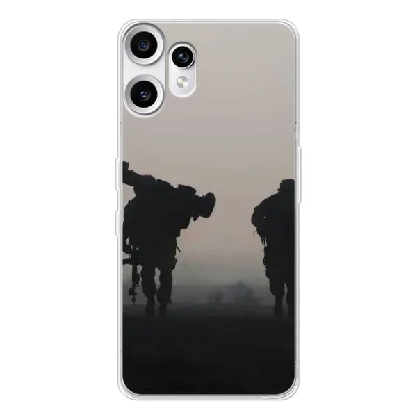 Чехол с рисунком «Бой солдат» для Nothing CMF Phone 2 Pro Чехол с рисунком «Бой солдат» для Nothing CMF Phone 2 Pro