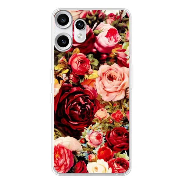 Чехол с рисунком «Букет цветов» для Nothing CMF Phone 2 Pro Чехол с рисунком «Букет цветов» для Nothing CMF Phone 2 Pro