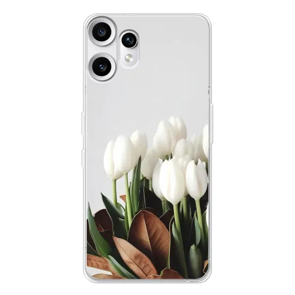 Чехол с рисунком «Букет тюльпанов» для Nothing CMF Phone 2 Pro Чехол с рисунком «Букет тюльпанов» для Nothing CMF Phone 2 Pro