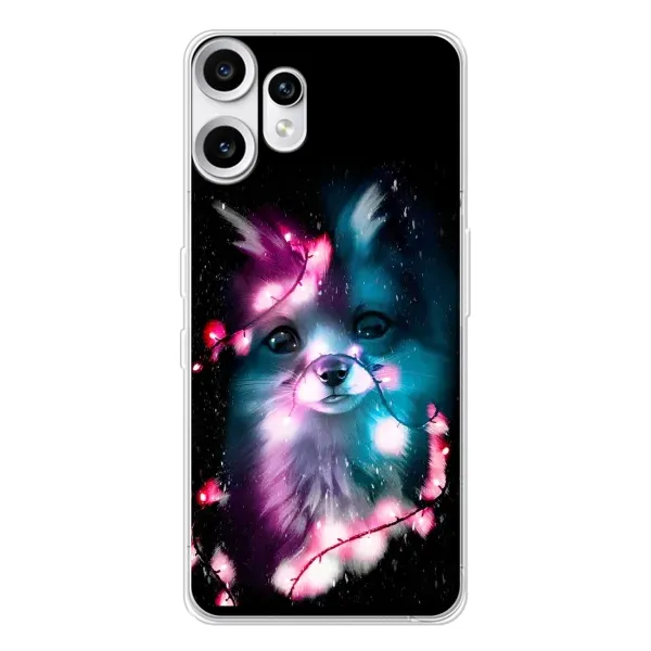 Чехол с рисунком «Черная Лиса» для Nothing CMF Phone 2 Pro Чехол с рисунком «Черная Лиса» для Nothing CMF Phone 2 Pro