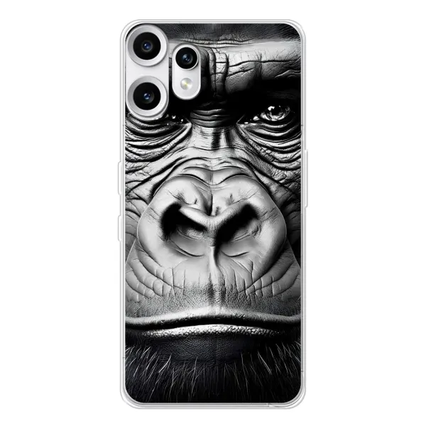 Чехол с рисунком «Черная обезьяна» для Nothing CMF Phone 2 Pro Чехол с рисунком «Черная обезьяна» для Nothing CMF Phone 2 Pro