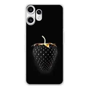 Чехол с изображением вкусной еды для Nothing CMF Phone 2 Pro (Чёрная клубника)