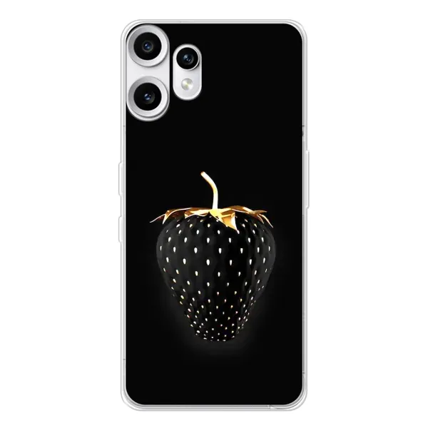 Чехол с рисунком «Чёрная клубника» для Nothing CMF Phone 2 Pro Чехол с рисунком «Чёрная клубника» для Nothing CMF Phone 2 Pro