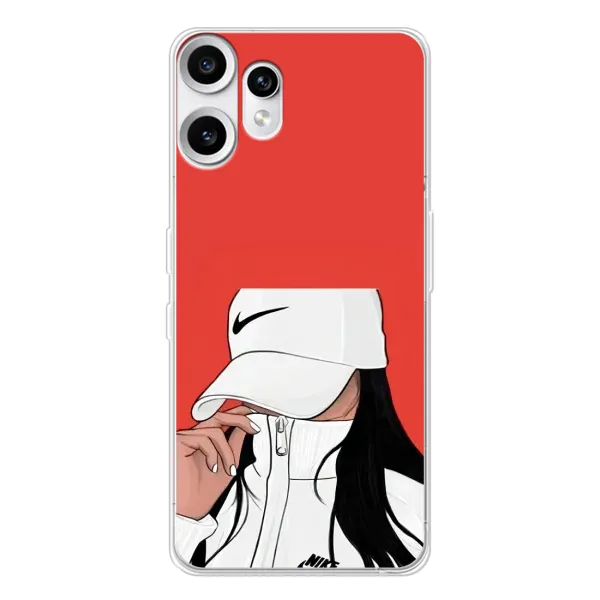 Чехол с рисунком «Девушка Nike» для Nothing CMF Phone 2 Pro Чехол с рисунком «Девушка Nike» для Nothing CMF Phone 2 Pro