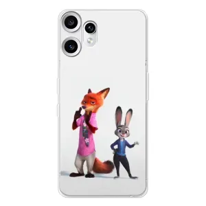 Силиконовый чехол с принтом Зоотрополіс для Nothing CMF Phone 2 Pro (Джуди и Ник)