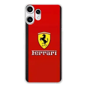 Силіконовий бампер з картинкою машини на Nothing CMF Phone 2 Pro (Ferrari Logo)
