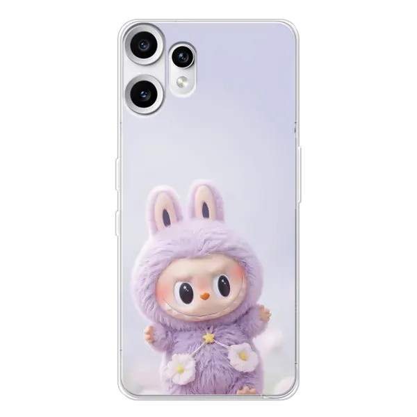 Чехол с рисунком «Фиолетовый Лабубу» для Nothing CMF Phone 2 Pro Чехол с рисунком «Фиолетовый Лабубу» для Nothing CMF Phone 2 Pro