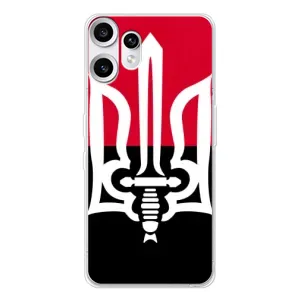 Чехлы УПА (Красно-Чёрный) на Nothing CMF Phone 2 Pro (Герб Украины)