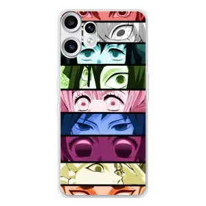 Силиконовые чехлы с глазами Anime для Нотинг ЦМФ Фон 2 Про (Глаза Хашира)