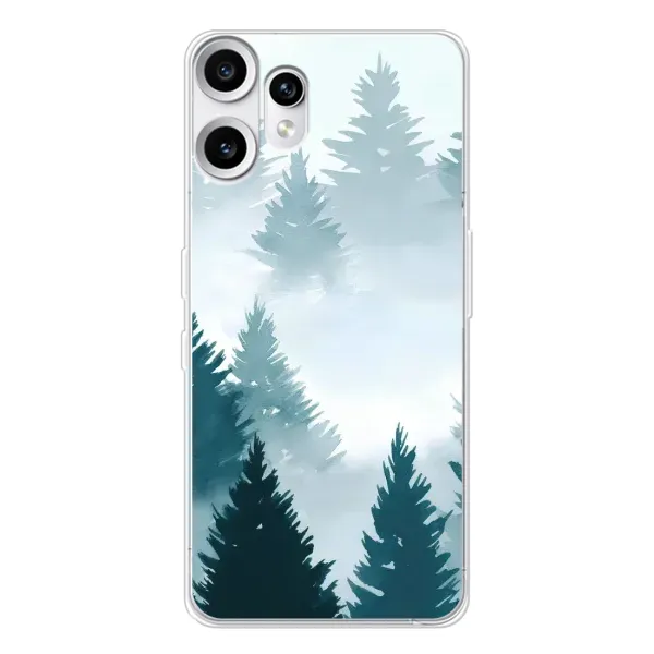 Чехол с рисунком «Горный лес» для Nothing CMF Phone 2 Pro Чехол с рисунком «Горный лес» для Nothing CMF Phone 2 Pro