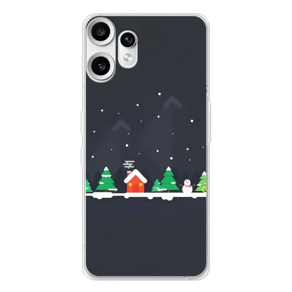 Чехол с рисунком «Город зимний» для Nothing CMF Phone 2 Pro Чехол с рисунком «Город зимний» для Nothing CMF Phone 2 Pro