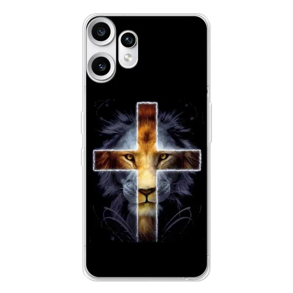 Чехол с рисунком «Иисус Лев» для Nothing CMF Phone 2 Pro Чехол с рисунком «Иисус Лев» для Nothing CMF Phone 2 Pro