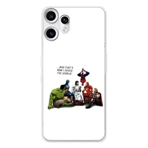 Чехлы для Nothing CMF Phone 2 Pro (Для Христиан) (Иисус супергерой)