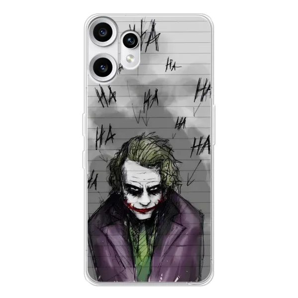 Чехол с рисунком «Joker клоун» для Nothing CMF Phone 2 Pro Чехол с рисунком «Joker клоун» для Nothing CMF Phone 2 Pro