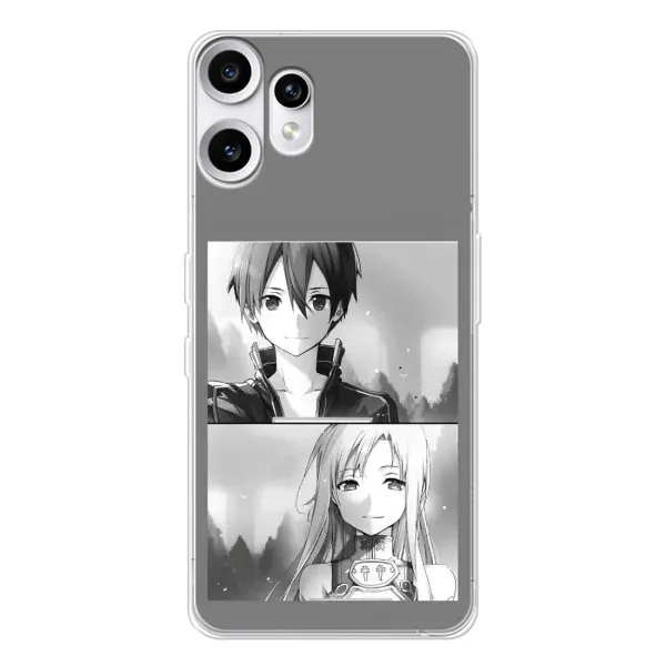Чехол с рисунком «Кирито-Асуна» для Nothing CMF Phone 2 Pro Чехол с рисунком «Кирито-Асуна» для Nothing CMF Phone 2 Pro