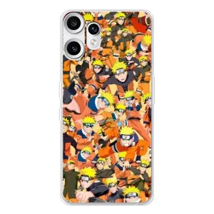 Чехлы с принтом Наруто на Nothing CMF Phone 2 Pro (Коллаж Наруто)