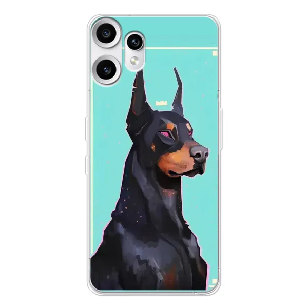 Чехол с рисунком «Король доберман» для Nothing CMF Phone 2 Pro Чехол с рисунком «Король доберман» для Nothing CMF Phone 2 Pro