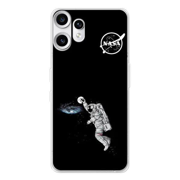 Чехол с рисунком «Космонавт баскетболист» для Nothing CMF Phone 2 Pro Чехол с рисунком «Космонавт баскетболист» для Nothing CMF Phone 2 Pro