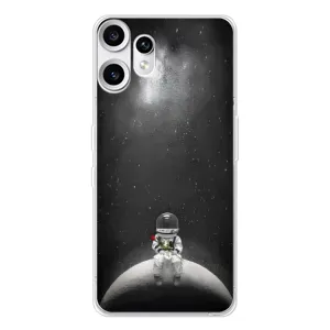 Силіконовый Чохол з принтом "Космонавти" на Nothing CMF Phone 2 Pro (Космонавт романтик)