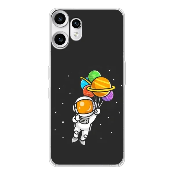 Чехол с рисунком «Космонавт с шариками» для Nothing CMF Phone 2 Pro Чехол с рисунком «Космонавт с шариками» для Nothing CMF Phone 2 Pro