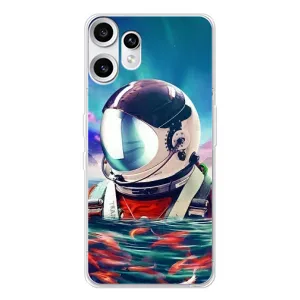 Силіконовый Чохол з принтом "Космонавти" на Nothing CMF Phone 2 Pro (Космонавт у воді)