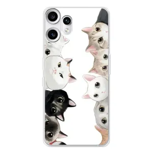 Силиконовый чехол с котиком для Nothing CMF Phone 2 Pro (Коты)