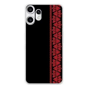 Силиконовый Чехол на Nothing CMF Phone 2 Pro (Красная Вышиванка)