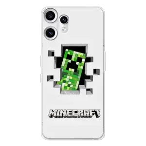 Чехлы для Nothing CMF Phone 2 Pro (Персонажи Майн Крафт) (Крипер)
