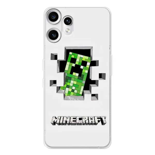 Чехол с рисунком «Крипер» для Nothing CMF Phone 2 Pro Чехол с рисунком «Крипер» для Nothing CMF Phone 2 Pro