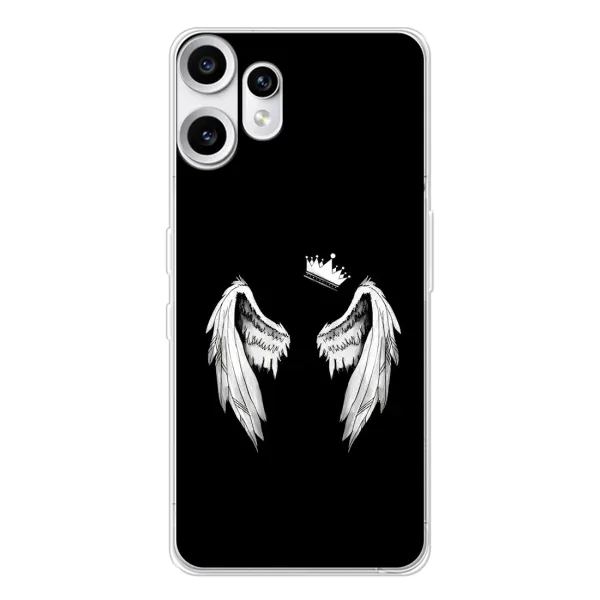 Чехол с рисунком «Крылья и корона» для Nothing CMF Phone 2 Pro