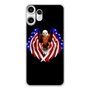 Чохол Прапор USA для Nothing CMF Phone 2 Pro (Крила США)