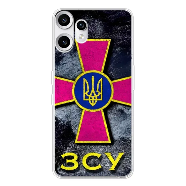 Чехол с рисунком «Лого ЗСУ» для Nothing CMF Phone 2 Pro Чехол с рисунком «Лого ЗСУ» для Nothing CMF Phone 2 Pro