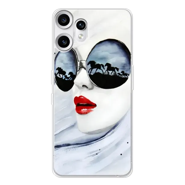 Чехол с рисунком «Любительница коней» для Nothing CMF Phone 2 Pro Чехол с рисунком «Любительница коней» для Nothing CMF Phone 2 Pro