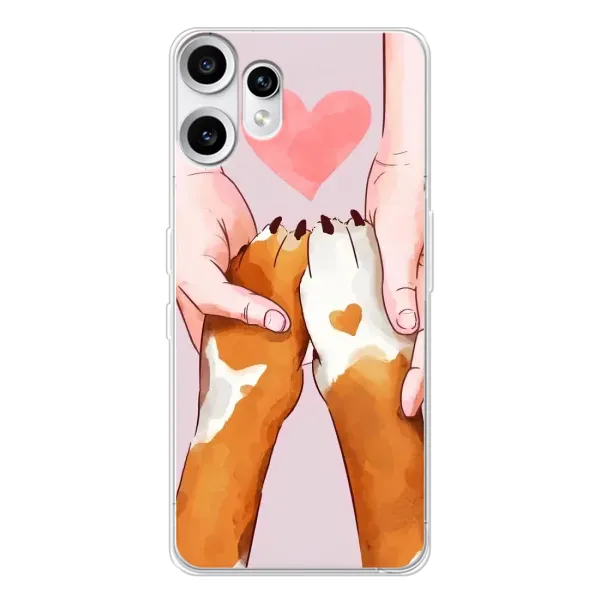 Чехол с рисунком «Любовь к собакам» для Nothing CMF Phone 2 Pro Чехол с рисунком «Любовь к собакам» для Nothing CMF Phone 2 Pro