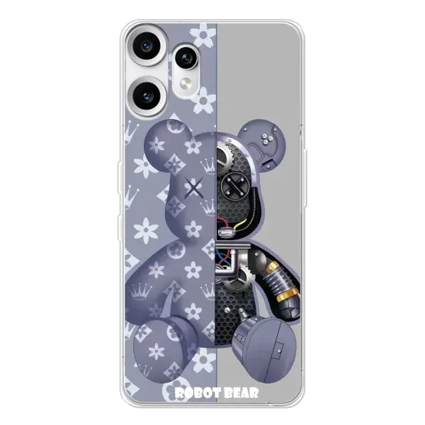 Чехол с рисунком «Медведь Louis Vuitton» для Nothing CMF Phone 2 Pro