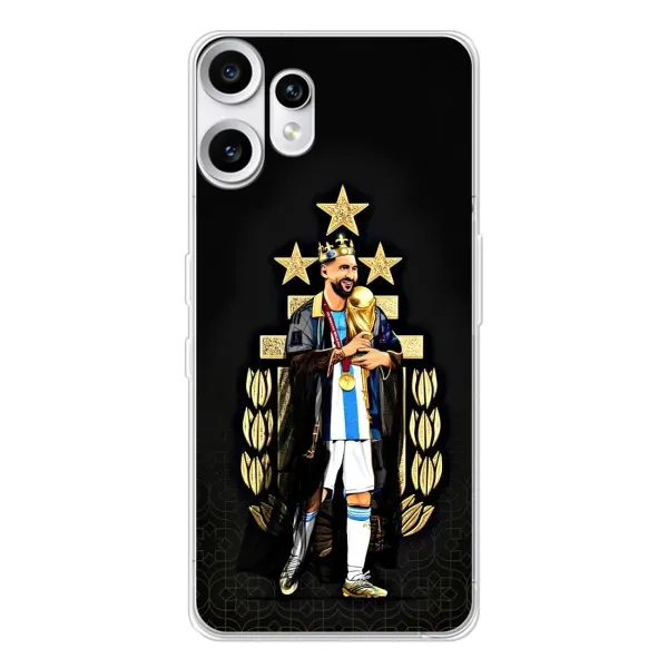 Чехол с рисунком «Месси король» для Nothing CMF Phone 2 Pro Чехол с рисунком «Месси король» для Nothing CMF Phone 2 Pro