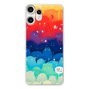 Силиконовый чехол с котиком для Nothing CMF Phone 2 Pro (Mew)