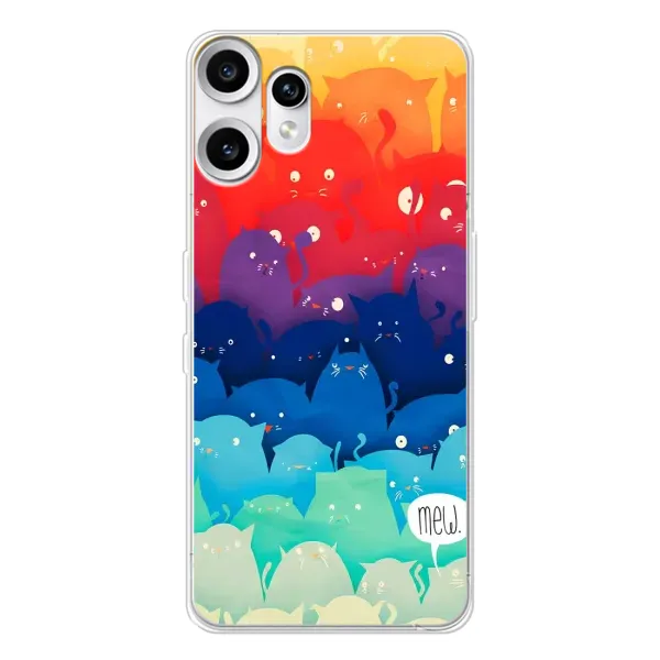 Чехол с рисунком «Mew» для Nothing CMF Phone 2 Pro