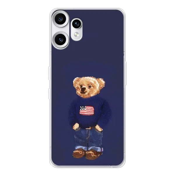 Чехол с рисунком «Мишка USA» для Nothing CMF Phone 2 Pro