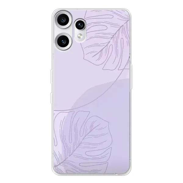 Чехол с рисунком «Монстера фиолетовая» для Nothing CMF Phone 2 Pro