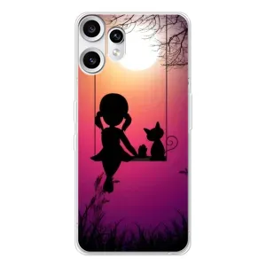 Дівчачий Чохол для Nothing CMF Phone 2 Pro (На гойдалці)