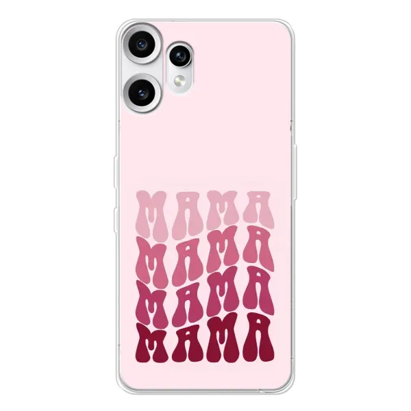 Чехол с рисунком «Надпись мама» для Nothing CMF Phone 2 Pro Чехол с рисунком «Надпись мама» для Nothing CMF Phone 2 Pro