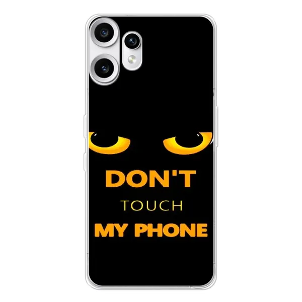 Чехол с рисунком «Не трогай мой телефон» для Nothing CMF Phone 2 Pro Чехол с рисунком «Не трогай мой телефон» для Nothing CMF Phone 2 Pro