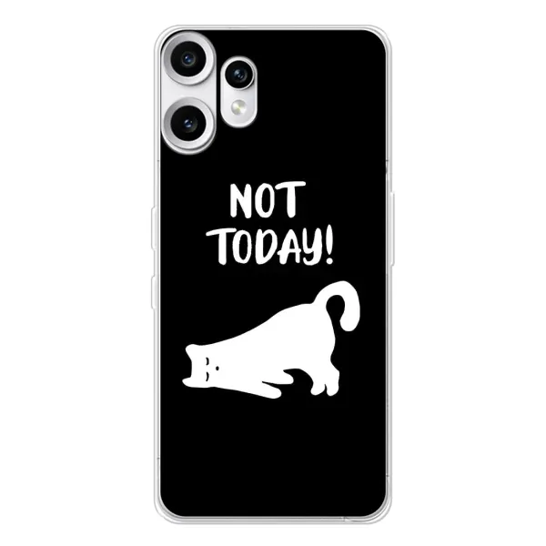 Чехол с рисунком «Not Today» для Nothing CMF Phone 2 Pro Чехол с рисунком «Not Today» для Nothing CMF Phone 2 Pro