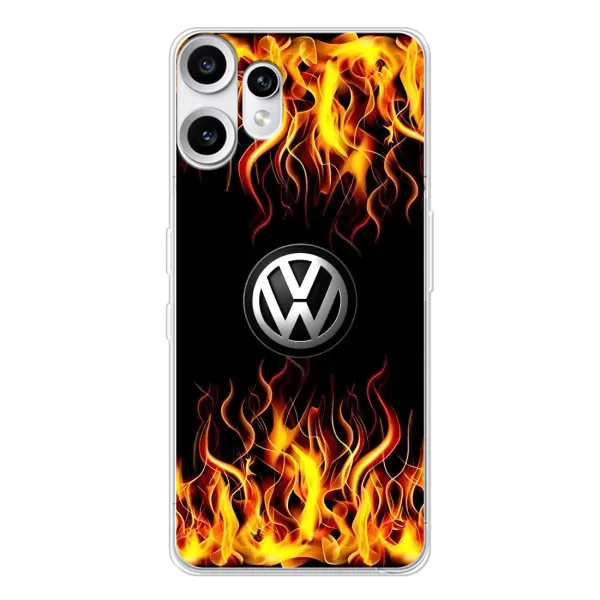 Чехол с рисунком «Огненный Лого» для Nothing CMF Phone 2 Pro Чехол с рисунком «Огненный Лого» для Nothing CMF Phone 2 Pro
