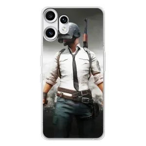 Силиконовый чехол с картинкой "Герой Pubg" на Nothing CMF Phone 2 Pro (Пабг)