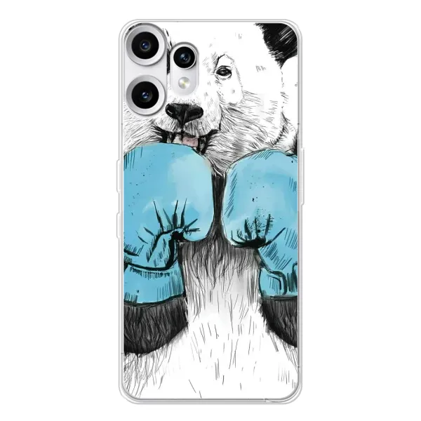 Чехол с рисунком «Панда боксер» для Nothing CMF Phone 2 Pro Чехол с рисунком «Панда боксер» для Nothing CMF Phone 2 Pro