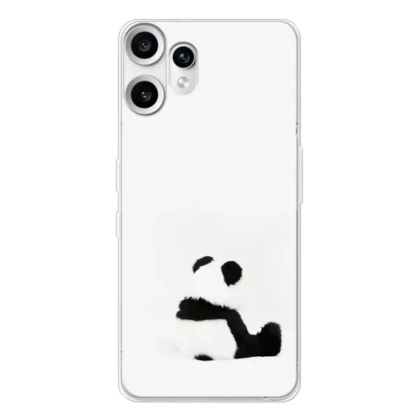 Чехол с рисунком «Панда обиделся» для Nothing CMF Phone 2 Pro Чехол с рисунком «Панда обиделся» для Nothing CMF Phone 2 Pro
